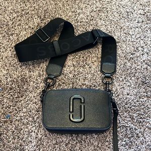 Marc Jacobs Black Snapshot Crossbody Bag